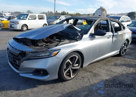 2022 Honda Accord Sport Se из США, поврежденный, VIN 1HGCV1F43NA025198